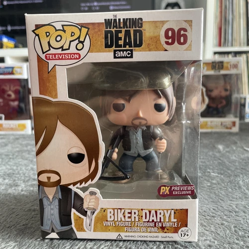 Funko Pop! TV The Walking Dead AMC Biker Daryl #96 PX Previews Exclusive