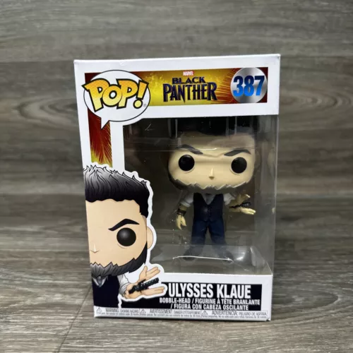Funko Pop Ulysses Klaue 387 Marvel Black Panther Vinyl Bobblehead Damaged