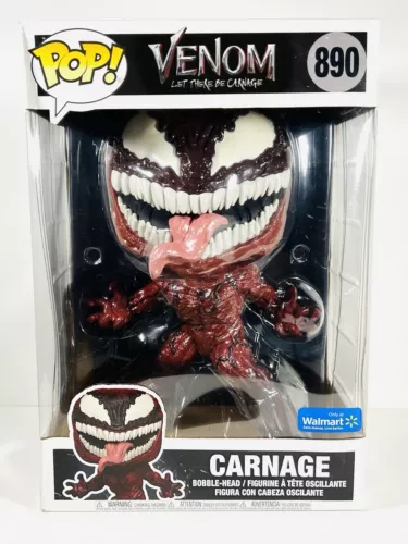 Funko Pop! -Venom Let There Be Carnage 890 Walmart 10" Bobble Head Jumbo