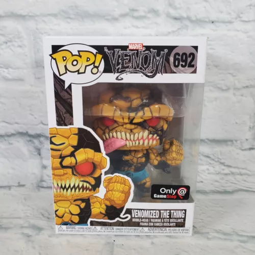Funko Pop Venomized The Thing 692 Gamestop Exclusive Venom Series