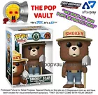 FUNKO POP VINYL AD ICONS FOREST FIRE PREVENTION 75 SMOKEY BEAR BNIB + PROTECTOR