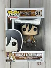 Funko Pop! Vinyl: Attack on Titan - Mikasa Ackerman #21 NON-MINT BOX SEE PICS HS