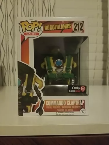 Funko Pop! Vinyl: Borderlands - Claptrap (Commando) - GameStop (Exclusive) #212