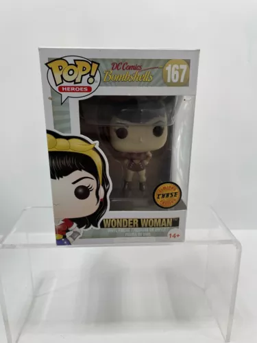 Funko Pop Vinyl DC Comics Bombshells Wonder Woman Chase Limited Edition #167