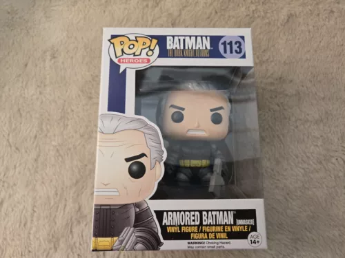 Funko Pop! Vinyl DC Heroes The Dark Knight Returns Armored Batman Unmasked #113