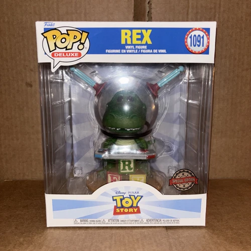 Funko Pop Vinyl Deluxe | Toy Story | Rex 1091 | Special Edition
