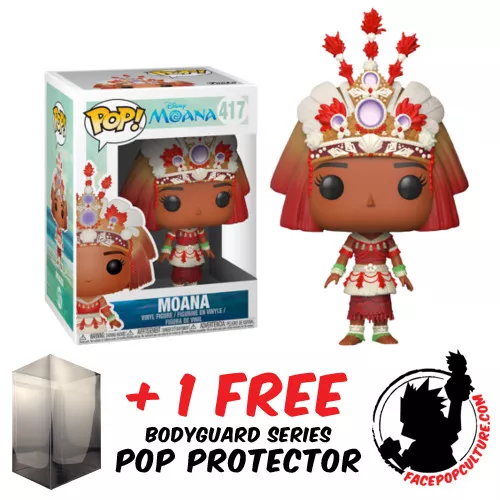 FUNKO POP VINYL DISNEY MOANA MOANA CEREMONY #417 VINYL FIGURE + POP PROTECTOR