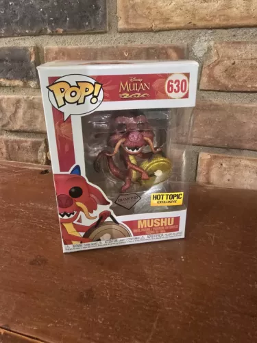 Funko Pop! Vinyl: Disney - Mushu (Diamond Glitter) - Hot Topic (Exclusive) #630