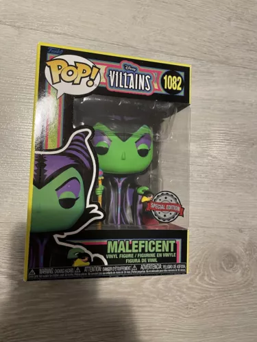 Funko POP Vinyl Disney Villains Maleficent #1082 Blacklight Special Edition