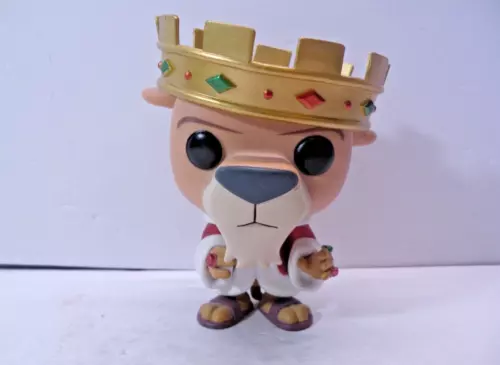 Funko Pop! Vinyl: Disney’s Robin Hood Prince John #98 With Crown No Box Vaulted