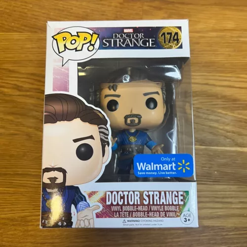 Funko Pop! Vinyl - Doctor Strange #174 No Cloak - WALMART - MINOR CORNER DAMAGE