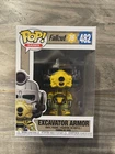 Funko Pop! Vinyl: Fallout - Excavator Armor #482 With Protector Free Shipping