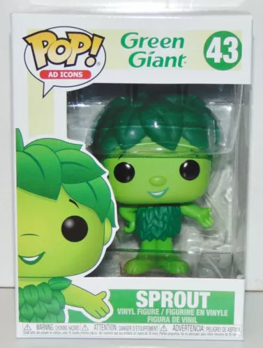 Funko Pop Vinyl Figure Ad Icons Green Giant Sprout #43 NIB