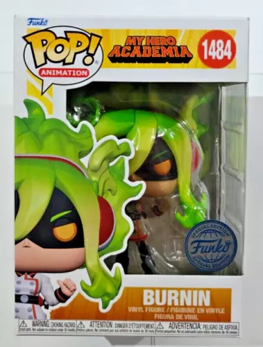 Funko Pop! Vinyl Figure Anime My Hero Academia Burnin #1484 Special Edition