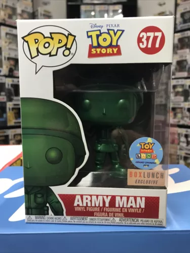 Funko Pop! Vinyl Figure Disney #377 Army Man Metallic Box Lunch Exclusive