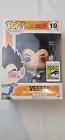 Funko Pop Vinyl Figure Dragonball Z  - Vegeta #10 Metallic SDCC Comicon + Case