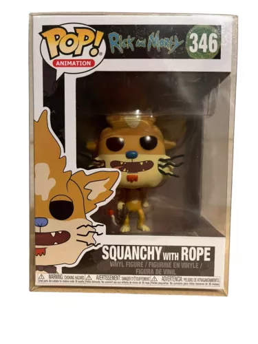 Funko Pop! Vinyl Figure Rick and Morty 346: Squanchy with Rope