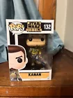 Funko Pop! Vinyl Figure Star Wars Rebels Kanan Jarrus #132 with protector
