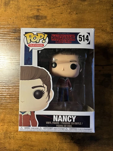 Funko Pop! Vinyl Figure Stranger Things Nancy Wheeler w/ Gun #514 WRONG INSERT