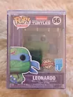 Funko Pop! Vinyl Figure TMNT Leonardo #56 ART SERIES In Hardstack Case