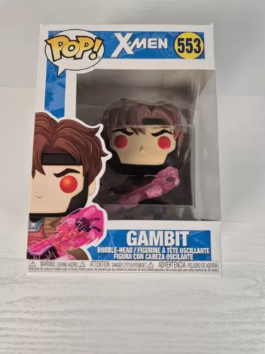 Funko Pop! Vinyl Gambit #553 X-Men Vinyl Figure Marvel Comics With Pop Protector