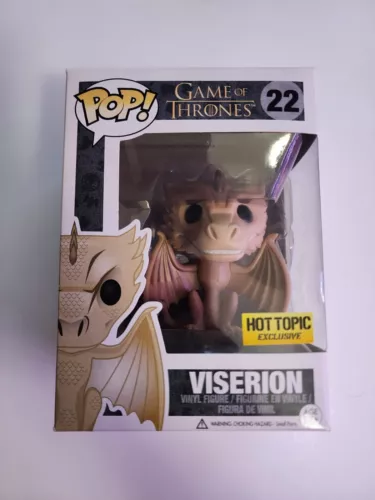 Funko Pop! Vinyl: Game of Thrones - Viserion #22 Hot Topic Excl w/ Pop Protector