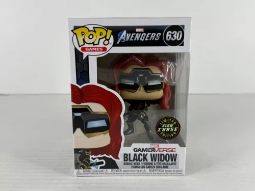 Funko POP Vinyl - Games - Marvel Avengers - Black Widow - #630 GITD Chase
