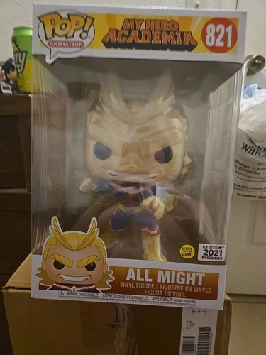 Funko Pop! Vinyl Jumbo 10 in: My Hero Academia - All Might (Jumbo) (Glows in the