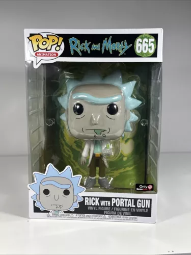 Funko Pop! Vinyl Jumbo 10": Rick and Morty - Rick with Portal Gun (10 inch) -...