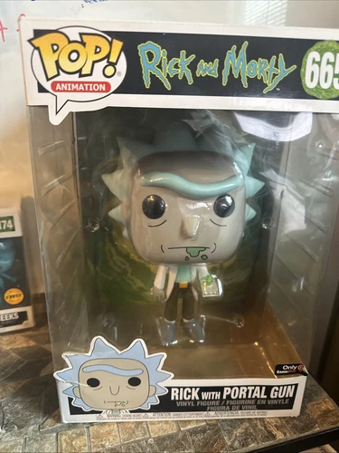 Funko Pop! Vinyl Jumbo 10": Rick and Morty - Rick with Portal Gun (10 inch) -...