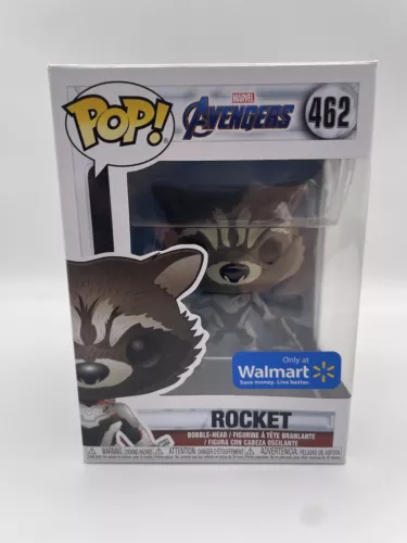 Funko Pop! Vinyl: Marvel Avengers Endgame - Rocket - Walmart (Exclusive) #462