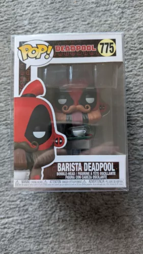 Funko Pop! Vinyl Marvel Barista Deadpool #775 w/Protector