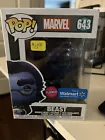 Funko Pop! Vinyl: Marvel - Beast (Flocked) - Walmart  #643 NEW SAME DAY SHIP!