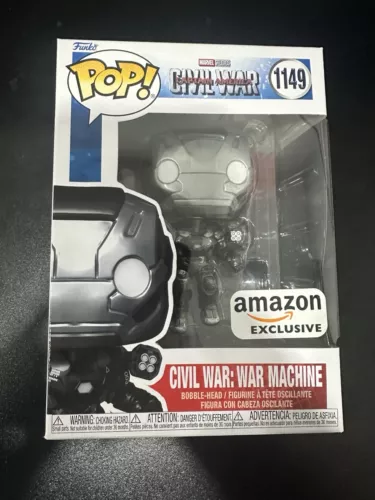 Funko Pop! Vinyl: Marvel - Civil War: War Machine - Amazon (Exclusive) #1149