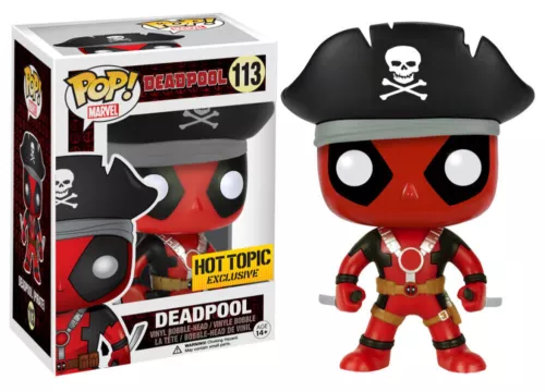 Funko Pop! Vinyl: Marvel - Deadpool (w/ Pirate Hat) - Hot Topic (Exclusive) #113