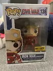 Funko Pop! Vinyl: Marvel - Iron Man (Unmasked) - Hot Topic (Exclusive) #136 HTF