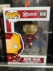 Funko Pop Vinyl Marvel Iron Man WEB Disney Park Exclusive No 616 + Protector