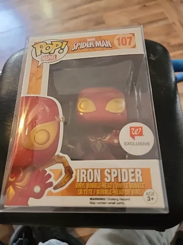 Funko Pop! Vinyl: Marvel - Iron Spider Spider-Man # 107 -  Walgreens Exclusive