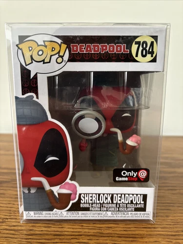 Funko Pop! Vinyl: Marvel - Sherlock Deadpool - GameStop (Exclusive) #784
