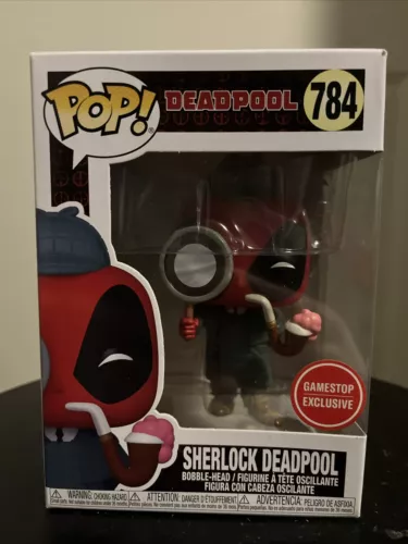 Funko Pop! Vinyl: Marvel - Sherlock Deadpool - GameStop (Exclusive) #784
