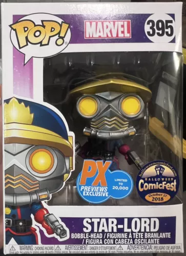Funko Pop! Vinyl: Marvel - Star-Lord - Diamond Comics (D) (Exclusive) #395