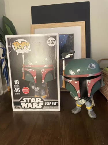 Funko Pop! Vinyl Mega 18" Star Wars - Boba Fett - Gamestop Exclusive #537 OPEN
