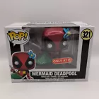Funko Pop Vinyl Mermaid Deadpool 321 Metallic Target Exclusive 2018 W/ Protector