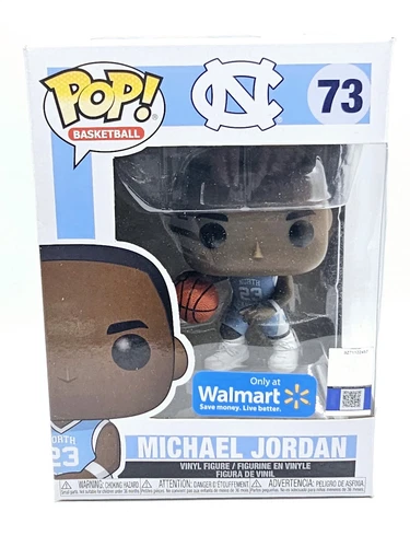 Funko Pop! Vinyl: Michael Jordan (Home UNC Jersey) - Walmart (Exclusive) #73