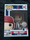 Funko Pop! Vinyl: Mike Trout #8 White Jersey MLB Angels w/hard protector