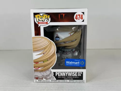 Funko POP Vinyl - Movies - IT - Pennywise With Wig - #474 Walmart