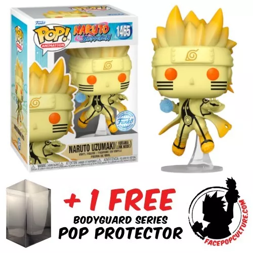 FUNKO POP VINYL NARUTO SHIPPUDEN NARUTO UZUMAKI KURAMA LINK MODE #1465 EXCLUSIVE