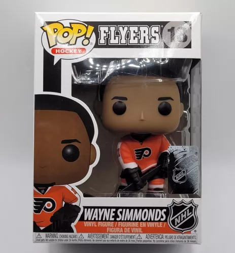 Funko Pop! Vinyl: NHL: Philadelphia Flyers - Wayne Simmonds #18 W/ Protector H