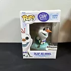 Funko Pop! Vinyl Olaf As Ariel # 1177 New In Box Amazon Exclusive