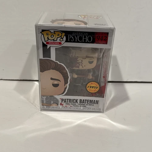 Funko Pop! Vinyl: Patrick Bateman (Bloody) (Chase) W/ Protective Case #942 Rare